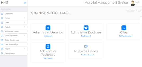 SISTEMA PARA GESTIONAR UN HOSPITAL - Imagen 3